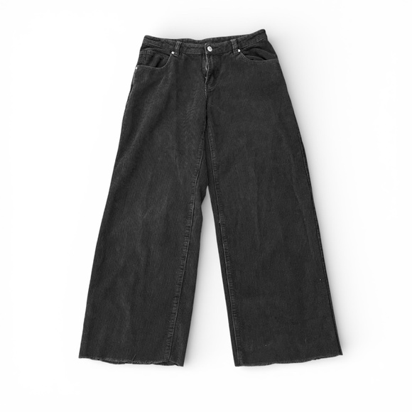 Unif Thick Corduroy Wide Leg Pants - 90's/Y2K Inspired